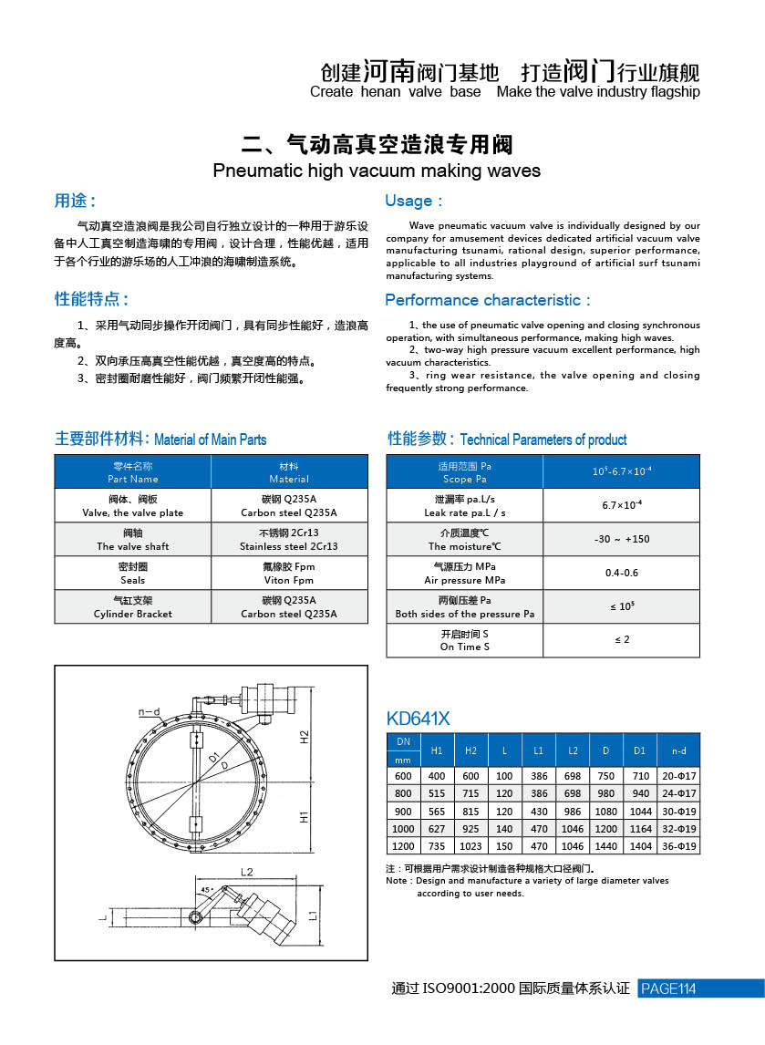 鄭州蝶閥廠的電動(dòng)雙閥座真空蝶閥是由什么組成的呢？